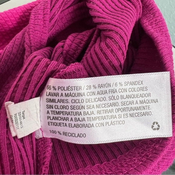 NWT Wild Fable Two Tone Tank top Pink Size Small - Picture 10 of 10